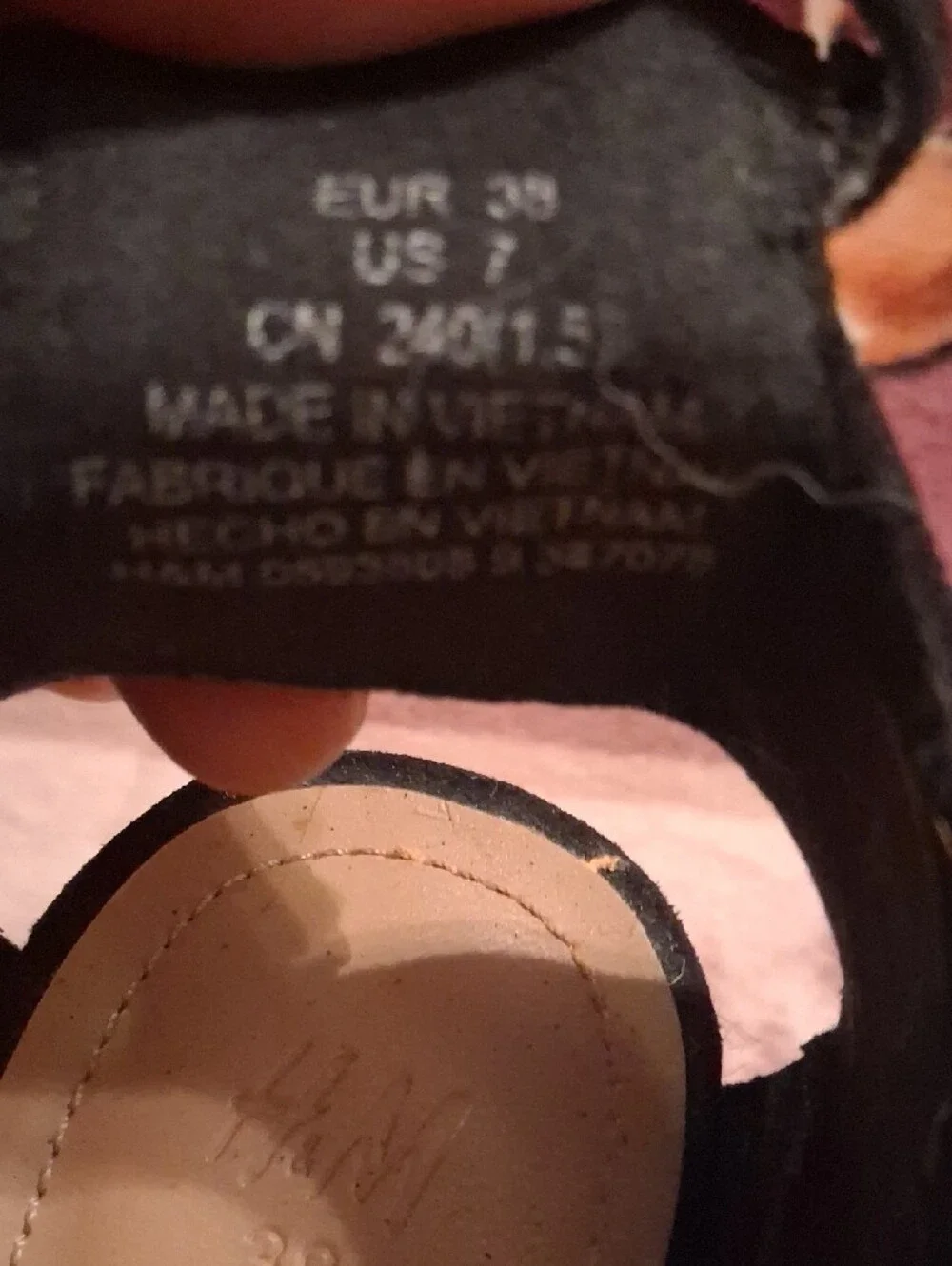 H&M Black Ankle-Strap Espadrille Wedge Sandals